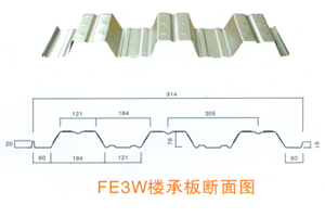 FE3W楼承板断面图
